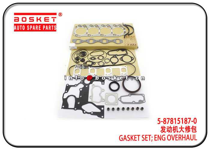 5-87815187-0 5878151870 Engine Overhaul Gasket Set For ISUZU 4JH1 TFR