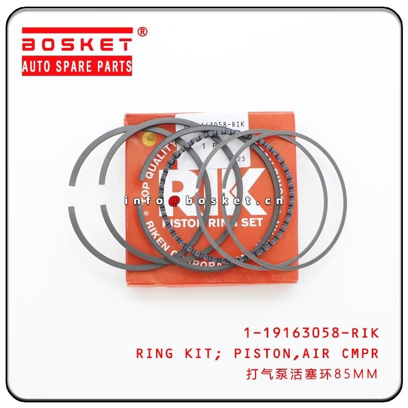 1-19163058-RIK 119163058RIK Air Compressor Piston Ring Kit For ISUZU 6WF1 CXZ EXR