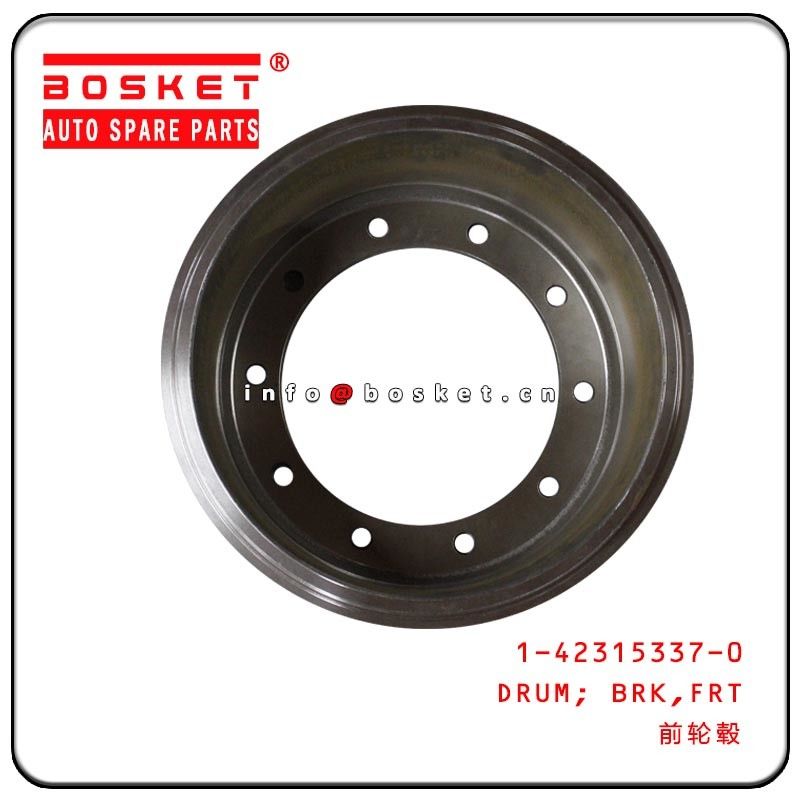 1-42315337-0 1423153370 Truck Chassis Parts  ISUZU 10PE1 CXZ81K Front Brake Drum