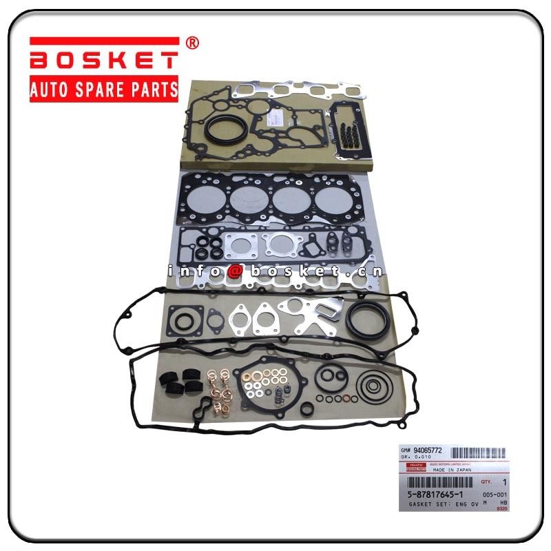 Engine Overhaul Gasket Set Isuzu Truck Parts 5-87817645-1 5-87816563-0 5878176451 5878165630