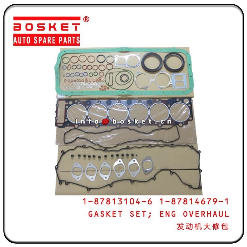 Engine Overhaul Gasket Set For Isuzu 6HH1 FTR33 FRR 1-87813104-6 1-87814679-1 1878131046 1878146791