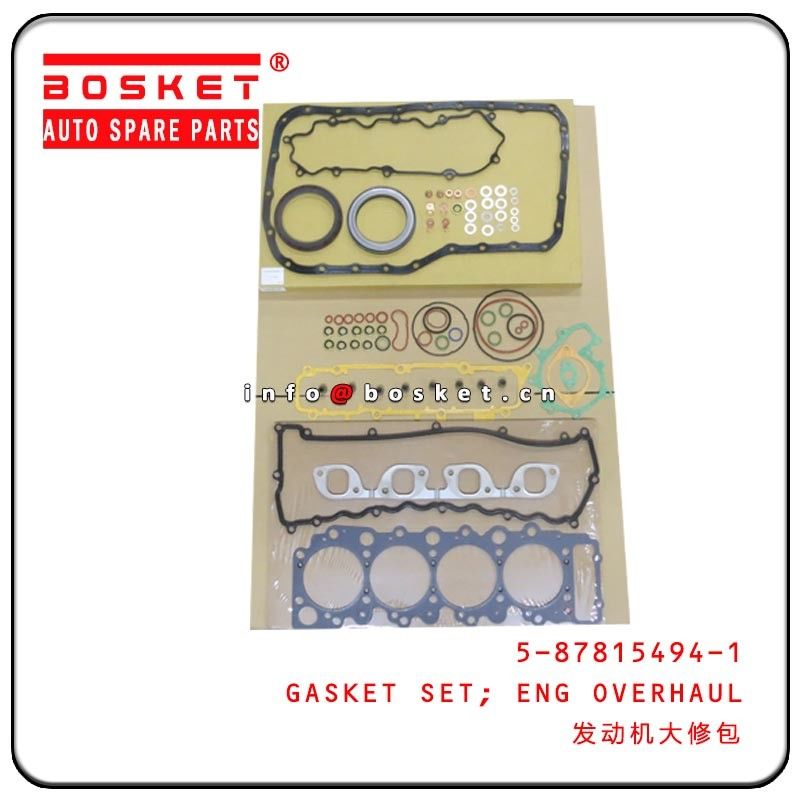 5-87815494-1 5878154941 Isuzu NPR Parts Engine Overhaul Gasket Set For 4HG1 NKR