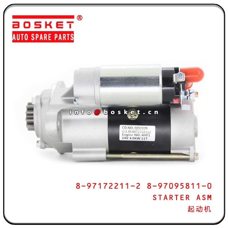 ISUZU 4HF1 NPR66 Truck Starter Assembly 8-97172211-2 8-97095811-0 8-98222018-2 8971722112 8970958110 8982220182