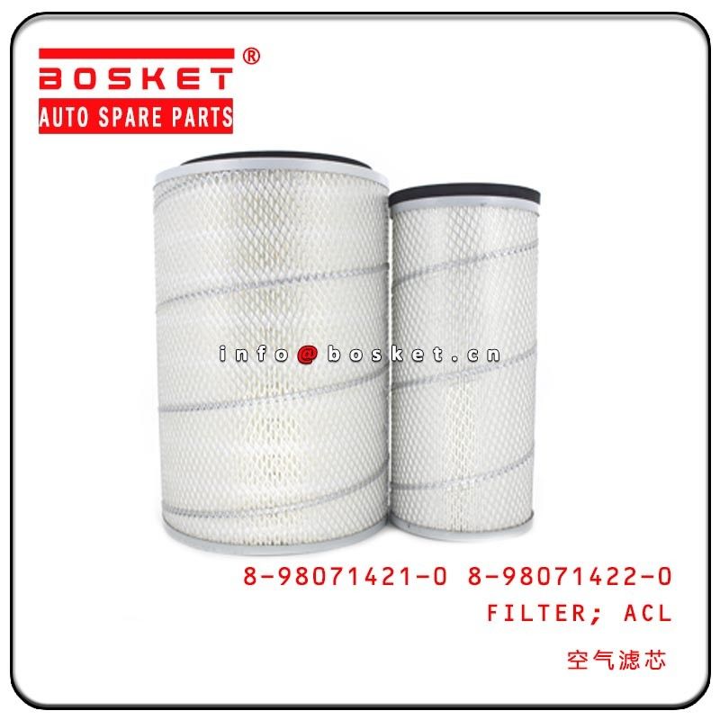 8980714220  Isuzu 4H6H FRR90 FVR34 Air Cleaner Filter 8980714210 8-98071421-0 8-98071422-0