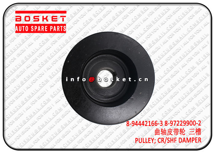 Crank Shaft Damper Pulley Isuzu Engine Parts For TFR54 4JA1 8944421663 8972299002 8-94442166-3 8-97229900-2