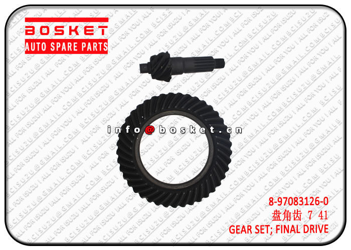 8970831260 8-97083126-0 Truck Chassis Parts Final Drive Gear Set For Isuzu NPR