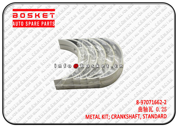 8970716622 8-97071662-2 Standard Crankshaft Metal Set For Isuzu 4BD2 NPR