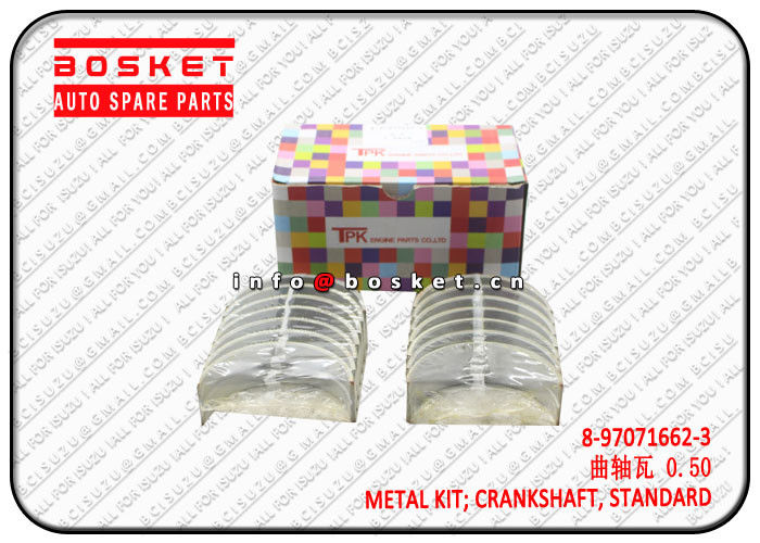 8970716623 8-97071662-3 Standard Crankshaft Metal Kit For Isuzu 4BD2 NPR