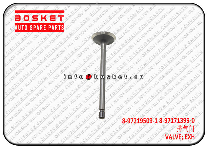 8-97219509-1 8-97171399-0 Isuzu Engine Parts Exhaust Valve NPR66 4HF1 8972195091 8971713990