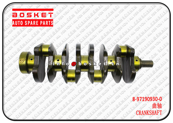 8971909300 Crankshaft 4JG2 NHR Isuzu Engine Parts