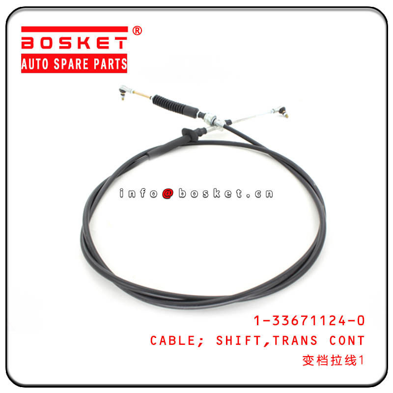 ISUZU FSR33 MBJ6T Transmission Control Shift Cable 1-33671124-0 1336711240