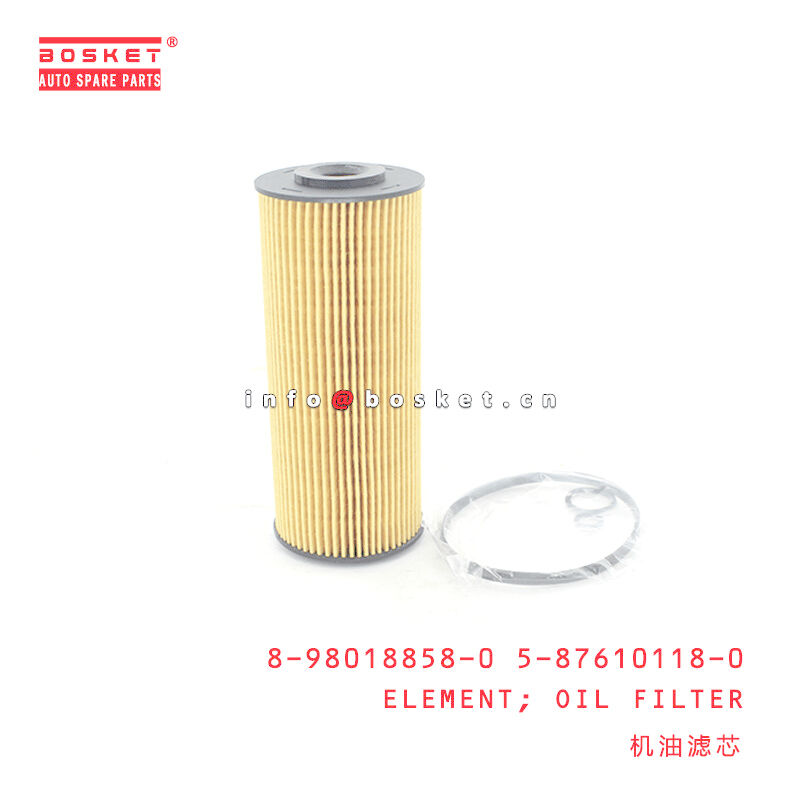 8-98018858-0 5-87610118-0 Oil Filter Element 8980188580 5876101180 For ISUZU NKR NPR 4JJ1