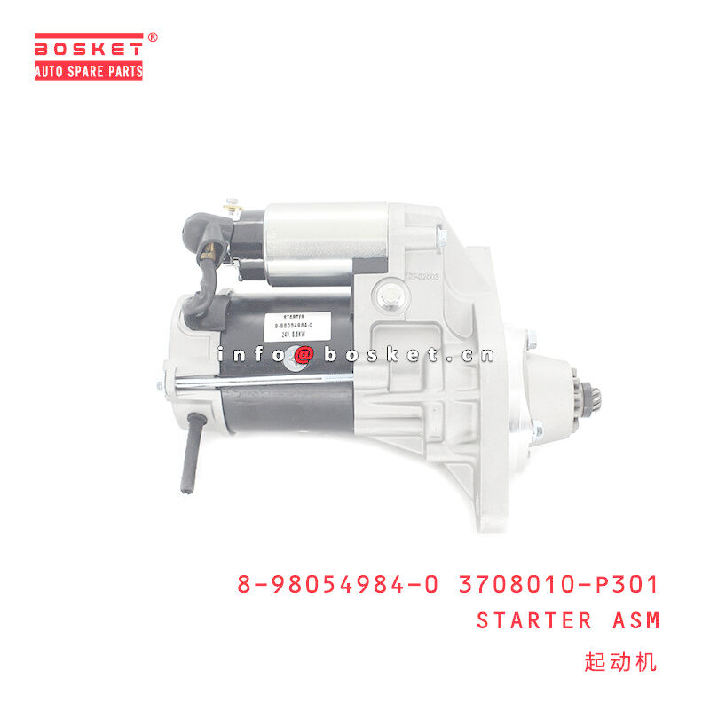 8-98054984-0 3708010-P301 Starter Assembly 24V 4.0KW 8980549840 3708010P301 For ISUZU NHR 4HK1