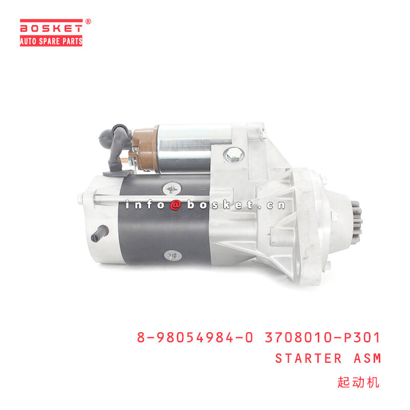 8-98054984-0 3708010-P301 Starter Assembly 24V 4.0KW 8980549840 3708010P301 For ISUZU FTR 700P