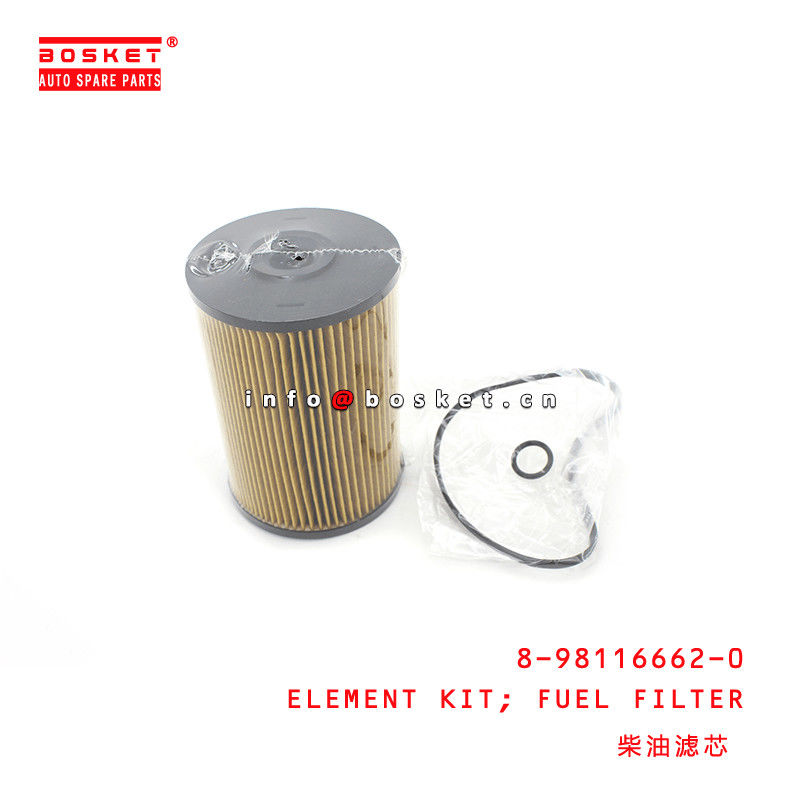 8-98116662-0 Isuzu Engine Parts Fuel Filter Element Kit 8981166620 6WG1