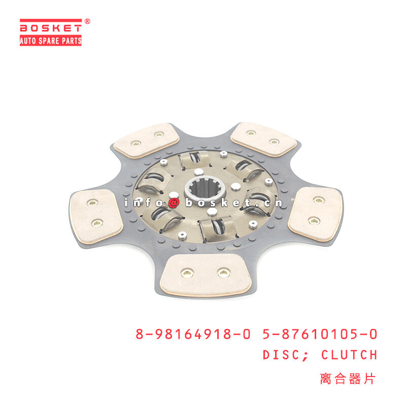 8-98164918-0 5-87610105-0 Clutch Disc 8981649180 5876101050 For ISUZU NPR 4HE1-TC