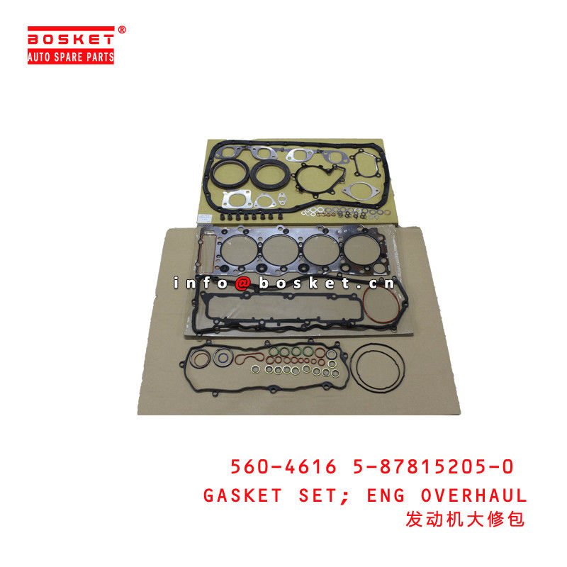 560-4616 5-87815205-0 Engine Overhaul Gasket Set 5604616 5878152050 For ISUZU NPR 4HE1