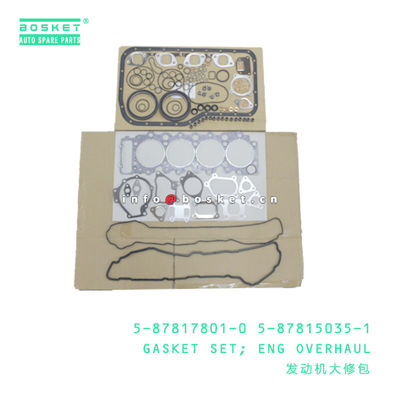 5-87817801-0 5-87815035-1 Engine Overhaul Gasket Set 5878178010 5878150351 For ISUZU XD 4HK1