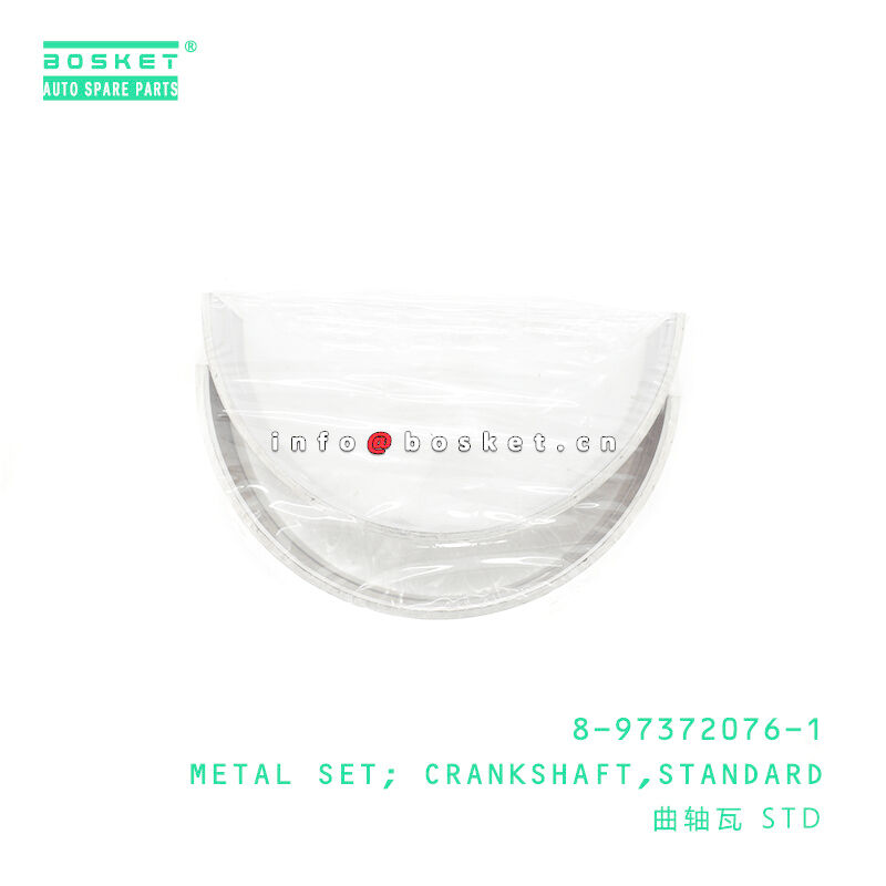 8-97372076-1 Standard Crankshaft Metal Set 8973720761 For ISUZU ELF 4HK1T 4HG1 4HF1
