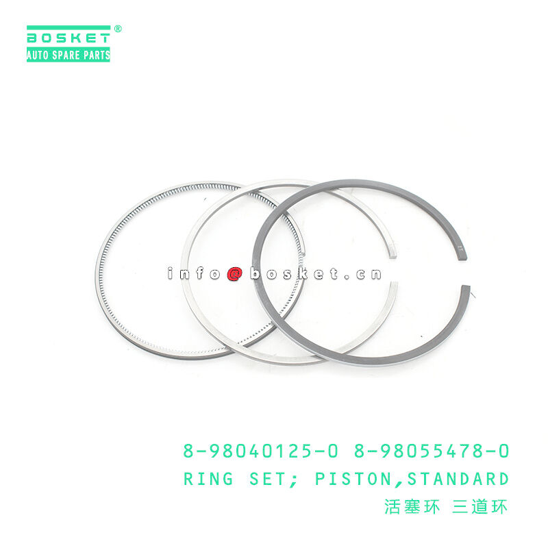 8-98040125-0 8-98055478-0 Standard Piston Ring Set 8980401250 8980554780 For ISUZU 700P 4HK1 4HG1