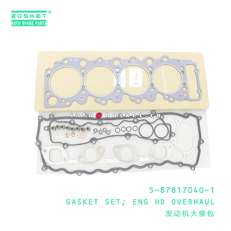 5-87817040-1 Engine Head Overhaul Gasket Set 5878170401 Suitable for ISUZU NPS