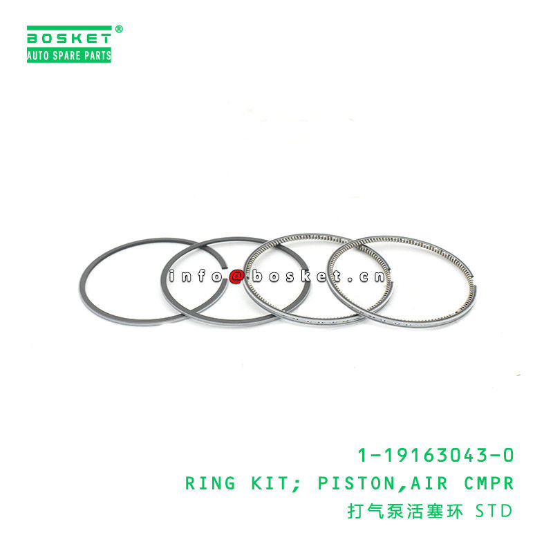 1-19163043-0 Air Compressor Piston Ring Kit 1191630430 Suitable for ISUZU FSR32 6HE1T