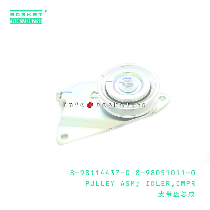 ISUZU TFUC Compressor Idler Pulley Assembly 8981144370 8980510110