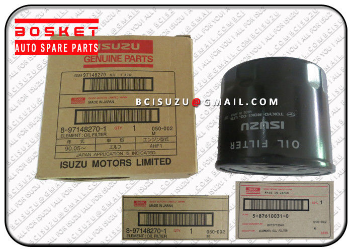 8-97148270-1 Isuzu Filters Elf Npr75 4hk1 Oil Filter Element 8971482701