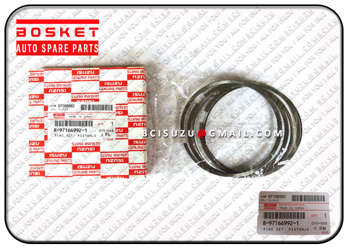 8-97166992-0 Isuzu Liner Set Piston Ring For NPR70 4HE1 8971669920