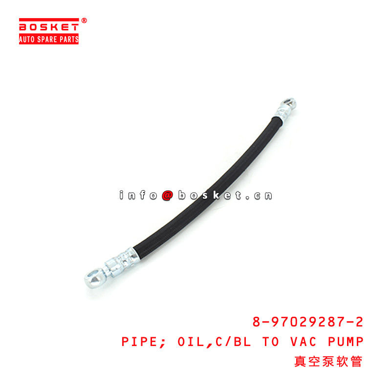 8-97029287-2 Cylinder Block To Vacuum Pump Oil Pipe 8970292872 For ISUZU NPR66 4HF1